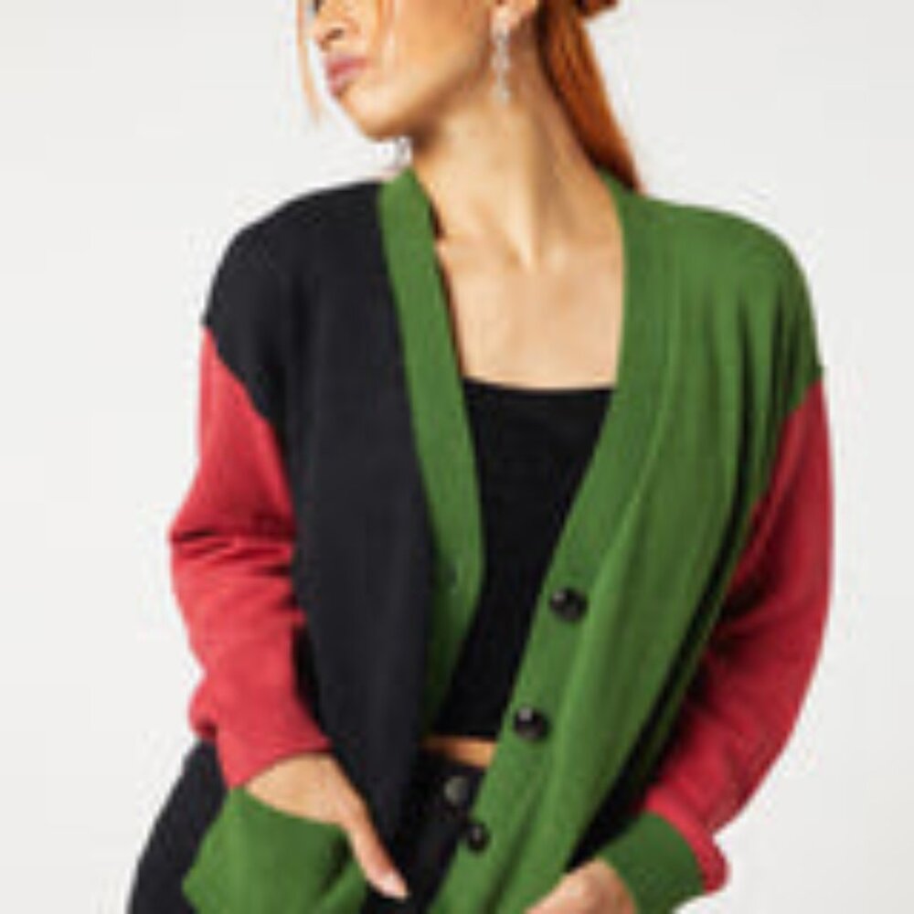 Colorblock Cardigan